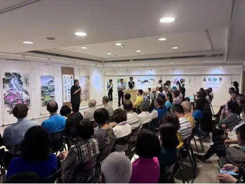 第三届川台现代水墨艺术 黄埔建校百年两岸文化交流展开幕